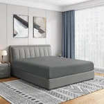 Cathay Home Luxury Wrinkle And Fade Resistant Double Brushed Queen, Gray. Fixed Price $18.45.