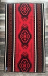 Pendleton Beaver State Woolen Mills Red Black Blanket Throw 67X40 Usa. Fixed Price $65.00.