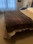 Calming Comfort Weighted Blanket By Sharper Image Heavy 15 Lb. 50" X 75. Fixed Price $25.00.
