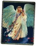 Manual Inspirational Collection 50 X 60-INCH Tapestry Throw, Messenger Of Love. Fixed Price $68.95.