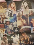 Taylor Swift Minky Soft Fleece Throw 50 X 40. Fixed Price $21.50.