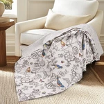 Mockingbird Toile Quilted Throw - Levtex Home. Fixed Price $54.99.