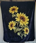 Sunflower Garden Queen Size Blanket Bedspread. Fixed Price $55.59.