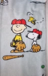 Nwt Peanuts Snoopy/charlie Brown Play Sports Plush Throw Blanket 50X70 Baseball. Fixed Price $39.99.