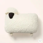 Woolrich X Target Sheep Shaped Throw Pillow Rare Cream 15" 20" In Hand New. Fixed Price $59.99.