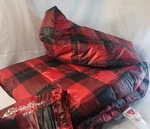 Eddie Bauer Primaloft Quilt Blanket Packable Throw 70"X 60 Buffalo Plaid. Fixed Price $35.00.