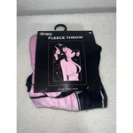 Nwt Lewd Complex Spencer's Anime Succubus Pink Black Fleece Throw Blanket 46X60. Fixed Price $87.50.