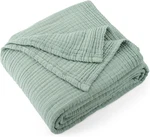 Carriediosa 100% Cotton Muslin Throw Blanket 70" X 80" Twin Size 4-LAYERS Summer. Fixed Price $50.92.