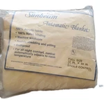 Vintage Sunbeam Electric Automatic Blanket Nib Full Size Cream Acrylic Rn 17280. Fixed Price $68.00.