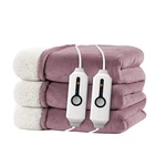 Ralysun Electric Heated Blanket Size KING(90"X100"), 02-BERRY. Fixed Price $85.90.
