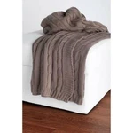 Rizzy Home Cable Knit Sweater Fabric Throw, Mocha/mocha. Fixed Price $60.79.