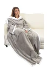 Catalonia Sherpa Wearable Blanket With Sleeves Arms, Comfy Sleeved Tv Wrap Bl.... Fixed Price $50.19.
