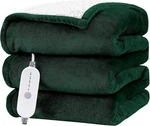 Hyleory Heated Electric Blanket Twin 62"X84" Soft Fleece & Flannel With 5 Heatin. Fixed Price $57.31.