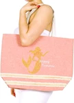 Happy Summer Shimmery Mermaid Beach Tote Women's Fashion Bags T.p.o.. Fixed Price $23.00.