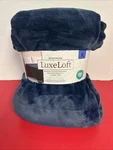 Berkshire - Luxe Loft Blanket Blue 112 92 Inc King Ultra Soft Plush Cozy Nwt. Fixed Price $39.95.