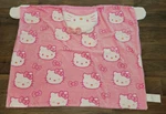 Hello Kitty Sanrio Hooded Plush Throw Blanket Pink White. Fixed Price $32.00.