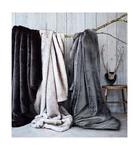 Double Sided Faux Fur Throw Blanket Silky Soft Oversized Afghan Machine Washa.... Fixed Price $154.17.