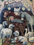 Peace On Earth Tapestry Throw Blanket Goodwin Weavers Baby Jesus Susan Winget. Fixed Price $24.99.