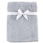 Hudson Baby Infant Plush Waffle Blanket, Gray, One Size. Fixed Price $12.99.