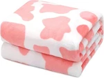Cow Print Blanket Warm Plush Cute Pink 40X50INCH(100 X130 Cm), Strawberry. Fixed Price $14.52.