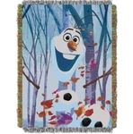 The Northwest Co Disney's Frozen 2, "in Leaves" Woven Tapestry Throw - Olaf. Fixed Price $15.95.