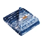 Wrangler Logan Stripe Plush-fleece Blue Throw BLANKET-50X60. Fixed Price $29.99.