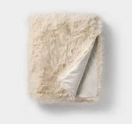 50"X60" Lush Faux Fur Throw - Threshold Designed With Studio Mcgee New. Fixed Price $35.00.