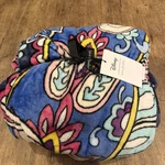 Vera Bradley Plush Throw Blanket Sensational Six Paisley Mickey Minnie 80"X50". Fixed Price $64.99.