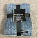 Kenneth Cole New York Urban Ombre Blue 50X70 Throw Blanket Soft Cozy. Fixed Price $24.99.