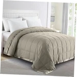 Blankets Size - Soft Lightweight Down For All Seasons, King 07 Khaki. Fixed Price $116.52.