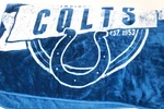 Indianapolis Colts - Northwest Brand Throw Blanket 48"X58". Fixed Price $19.95.