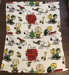 Peanuts Christmas Holiday Jay Franco & Sons Plush Throw Blanket 48 X 36. Fixed Price $15.00.