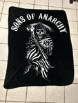 Sons Of Anarchy Luxury Plush Throw Blanket Reaper. Fixed Price $20.00.