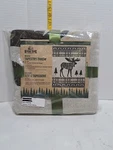 Rivers Edge Products Rustic Tapestry Throw Blanket 50X60 Inch Moose. Fixed Price $32.99.