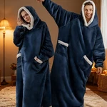 Oversized Wearable Blanket Hoodie Sweatshirt Comfy Fleece Pullover With Pocket. Fixed Price $24.34.