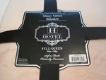 Signature Hotel Collection Full/queen 90" X Shiny Velvet Soft Blanket-peachy. Fixed Price $29.00.