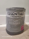 Essentials By Tranquility Weighted Blanket 48" X 72" 12 Lb Pewter Gray New. Fixed Price $19.70.