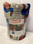 The Big One Marvel Spiderman Oversized Plush Throw, 72"X60", New!. Fixed Price $14.00.