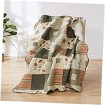 Greenland Home Sedona Throw Blanket, Taupe 50 X 60 Inch. Fixed Price $49.05.