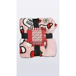 Hello Kitty Fleece Cloud Throw With Faux Polyester Fur Reverse, 50" 60". Fixed Price $28.50.