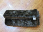 Mint Restoration Hardware Rh Luxe Faux Fur Throw Blanket Dark Brown Bear 50X60. Fixed Price $119.00.