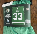 Boston Celtics Larry Bird Sleep Squad Raschel Throw Blanket 60X80. Fixed Price $42.50.
