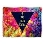 Kess Inhouse Ebi Emporium Bold Brazen Beautiful Pink Rainbow Dog Blanket, .... Fixed Price $16.97.