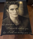 Twilight Saga New Moon Movie Edward Cullen Fleece Throw Blanket Retired 50X60. Fixed Price $49.99.