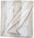 Peri Home Leopard Luxury Faux Fur Throw Blanket - Super Soft 50 60, Ivory. Fixed Price $102.58.