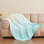 Mulberry Silk Throw Blanket, Ombre Gradient Design, 100% Natural Sil.... Fixed Price $111.57.