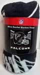 New Atlanta Falcons Micro Raschel Throw Blanket 50 X 60 Nfl By Northwest Co.. Fixed Price $32.40.