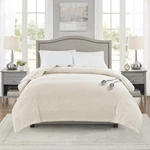 Beautyrest King Textured Fleece Luxury Heated Blanket - Ivory Dual Controllers. Fixed Price $74.00.