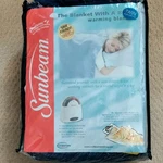 Sunbeam Blanketwith Brain Twin Size Single Control Warming Blue. Fixed Price $49.99.