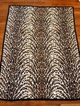 Vtg Biederlack Leopard Cheetah Animal Print Blanket Aurora Usa. Fixed Price $44.98.